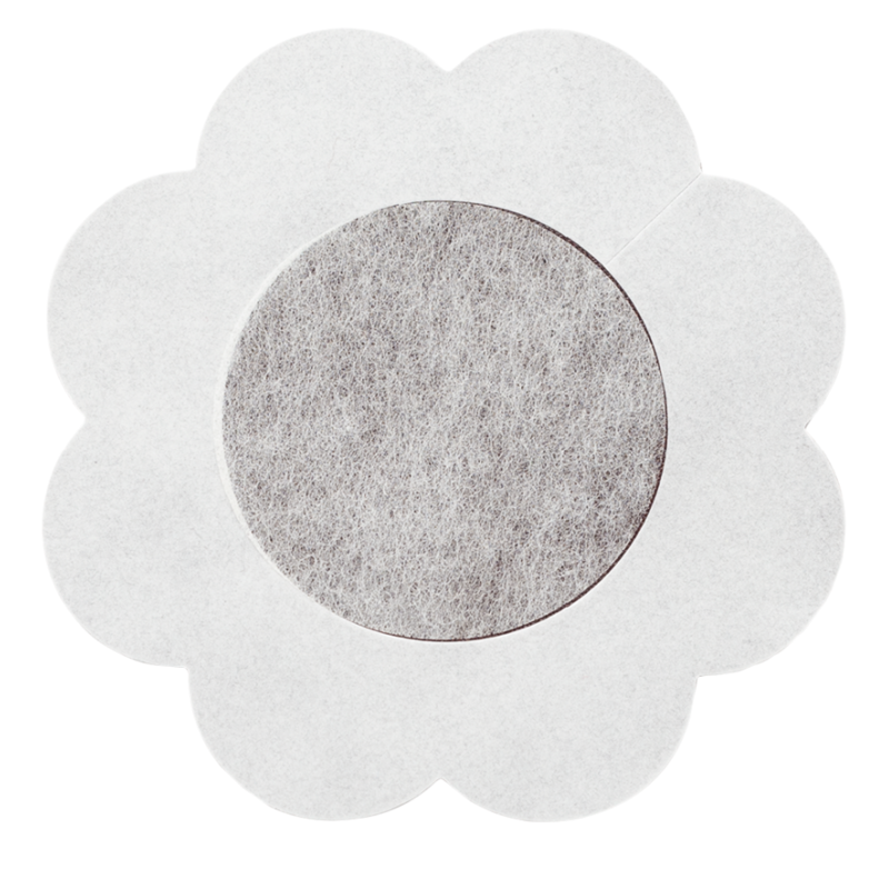 BYE-BRA - PEZONERAS FLOR PACK 3 UDS MARRÓN TALLA XL