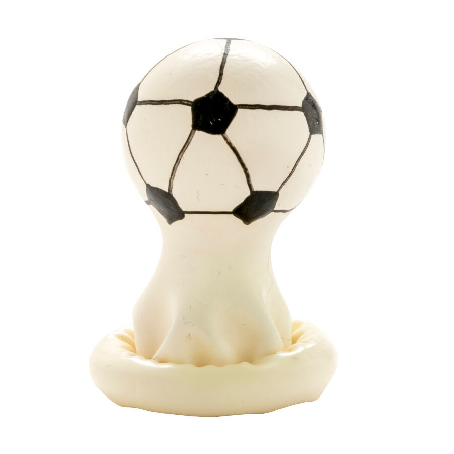 CONDOMERIE - PRESERVATIVO DECORATIVO PINTADO A MANO FÚTBOL AMERICANO