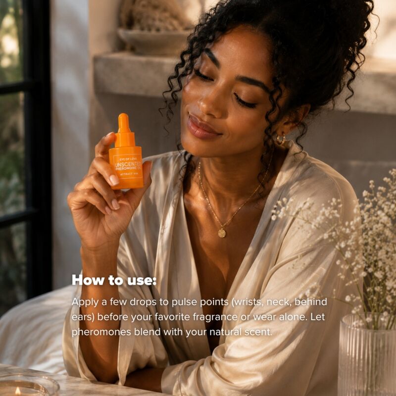 EYE OF LOVE - PARFUM OIL ADDITIVE CON FEROMONAS PARA MUJER SIN FRAGANCIA 20 ML
