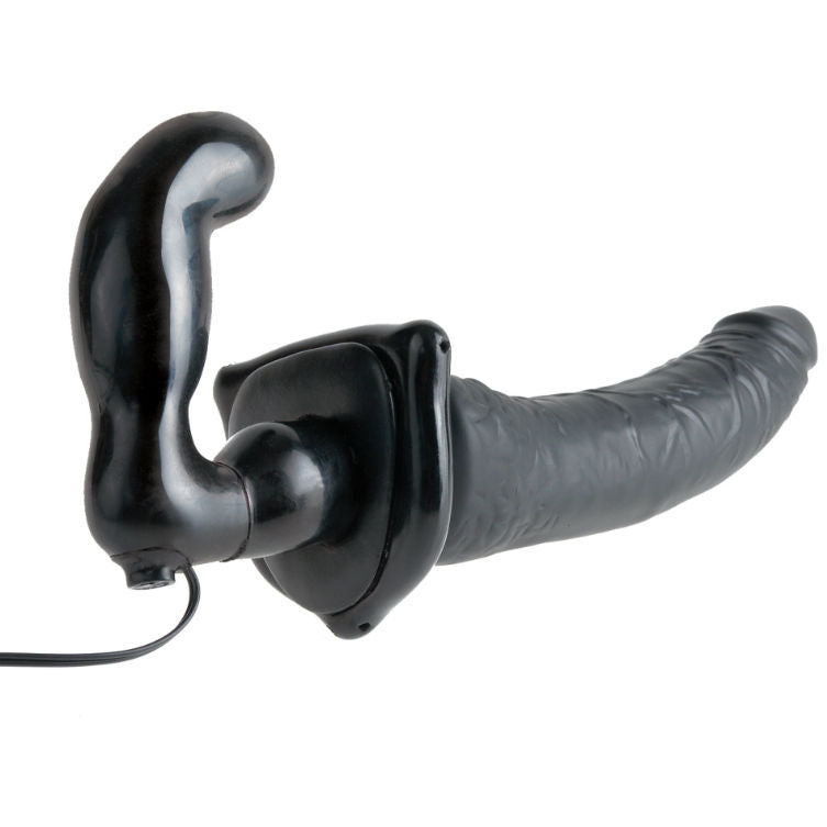 FETISH FANTASY SERIES - SERIES DELUXE ARNÉS VIBRADOR PENETRIS NEGRO