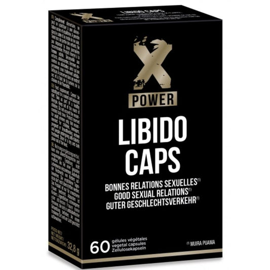 XPOWER - LIBIDO CAPS COMPLEMENTO AUMENTO LÍBIDO Y PLACER 60 UNIDADES