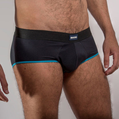 MACHO - MS24R CALZONCILLO BRIEF DARK ROJO XL