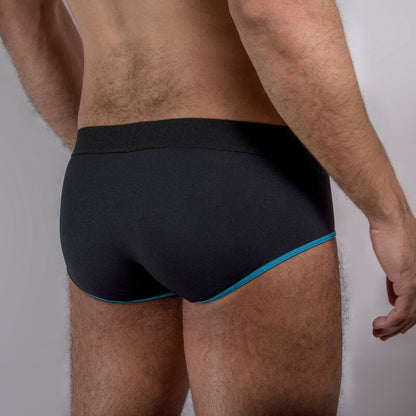 MACHO - MS24R CALZONCILLO BRIEF DARK ROJO XL