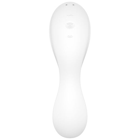 SATISFYER - CURVY TRINITY 5 ESTIMULADOR Y VIBRADOR APP BLANCO
