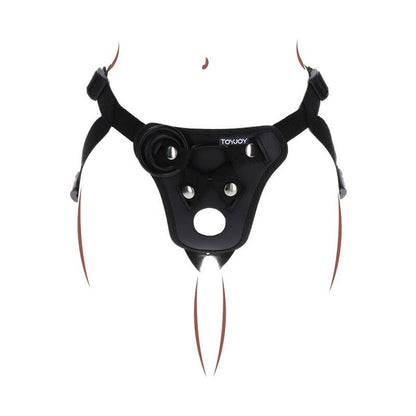 GET REAL - STRAP-ON PLEASURE HARNÉS NEGRO
