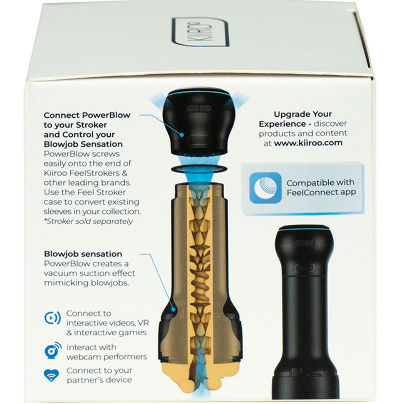 KIIROO - POWERBLOW DISPOSITIVO DE ONDAS ESTIMULADORAS INTERACTIVO