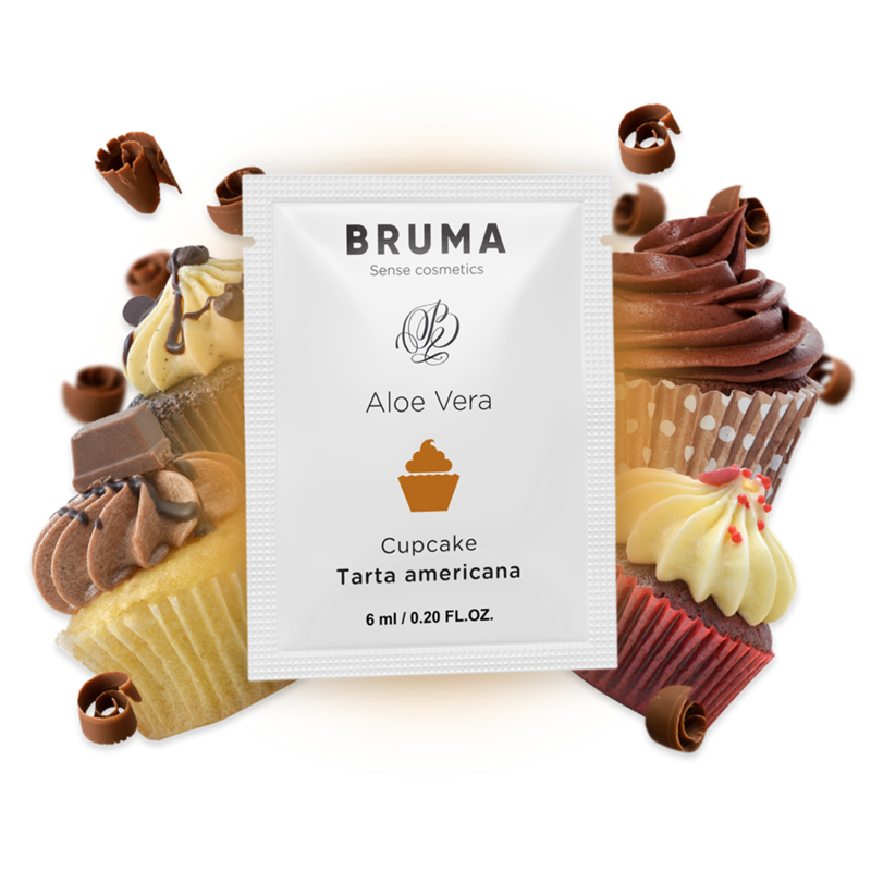BRUMA - 6 ML GEL DESLIZANTE CON ALOE VERA SABOR A TARTA AMERICANA