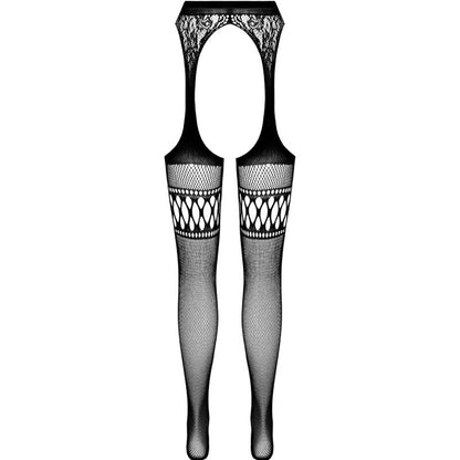PASSION - S026 MEDIAS CON LIGUERO NEGRO TALLA ÚNICA