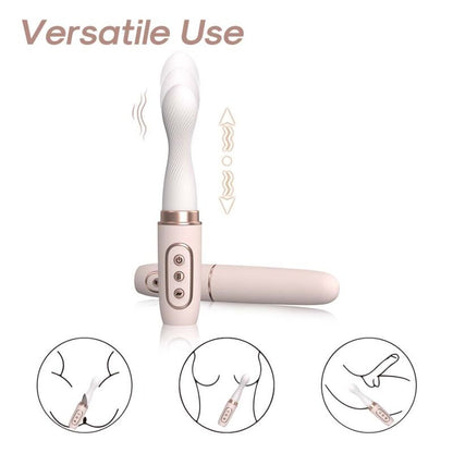 ARMONY - VIBRADOR ROTADOR & TELESCÓPIO AUTOMÁTICO YELLOW