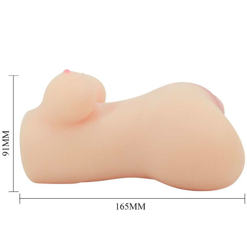 CRAZY BULL - VAGINA Y ANO REALÍSTICOS VIBRADOR HANNAH