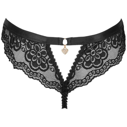 LIVCO CORSETTI FASHION - OKSURIN PANTY CROTCHLESS NEGRO L/XL
