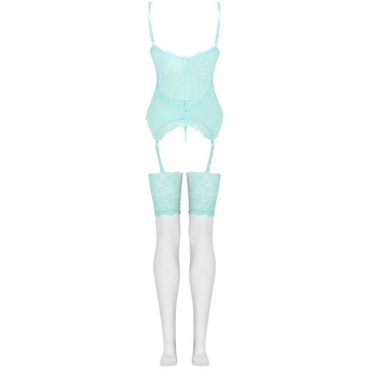 LIVCO CORSETTI FASHION - PERSINNE MIT EMPORIO SET CORSET + PANTY + MEDIAS L/XL