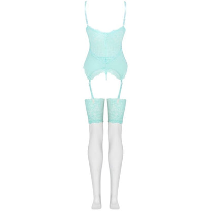LIVCO CORSETTI FASHION - PERSINNE MIT EMPORIO SET CORSET + PANTY + MEDIAS L/XL