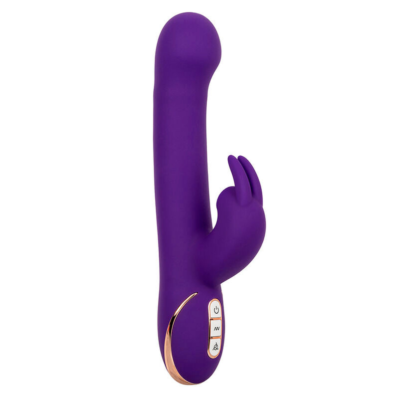 CALEXOTICS - JACK VIBRADOR RABBIT Y ESTIMULADOR 7 NIVELES DE VIBRACIÓN Y ONDAS ESTIMULADORAS AZUL