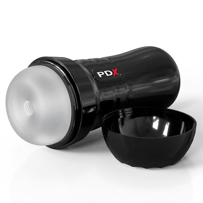 PDX EXTREME - SLIDE & GLIDE MASTURBADOR AUTOLUBRICANTE TRANSPARENTE