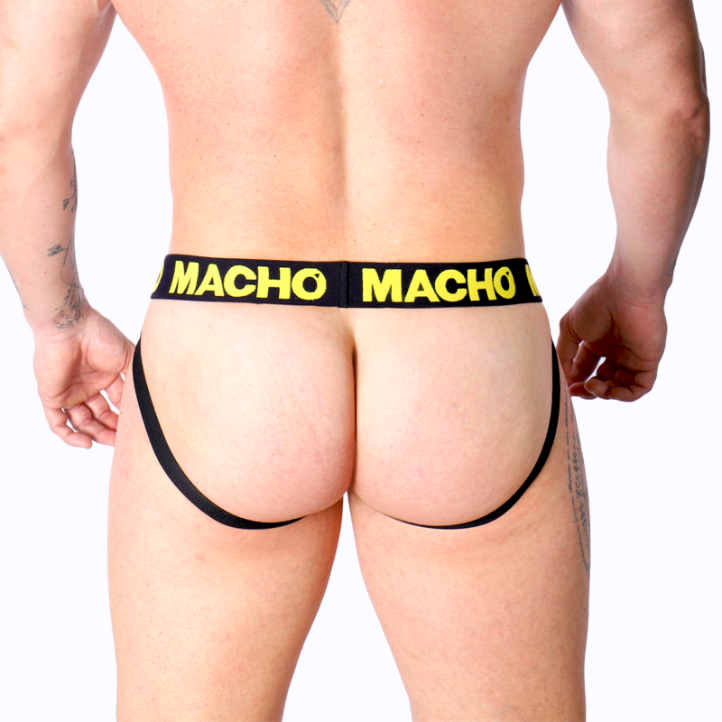 MACHO - MX25A JOCK AMARILLO LYCRA XL