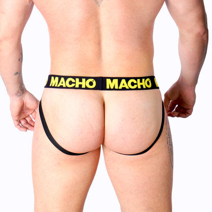MACHO - MX25A JOCK AMARILLO LYCRA XL