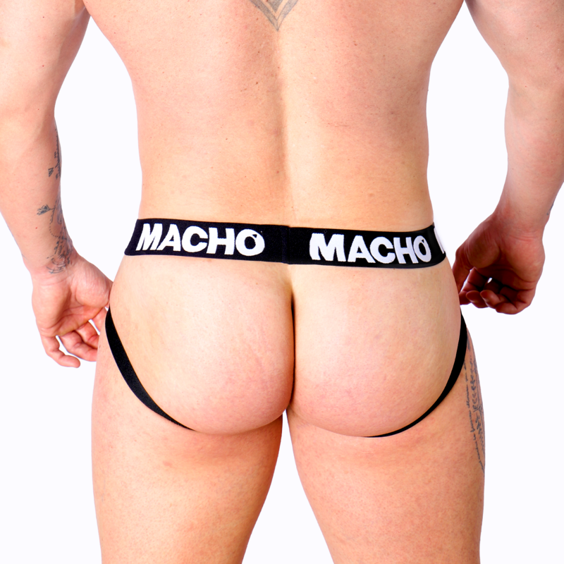 MACHO - MX25NC JOCK CUERO NEGRO xl