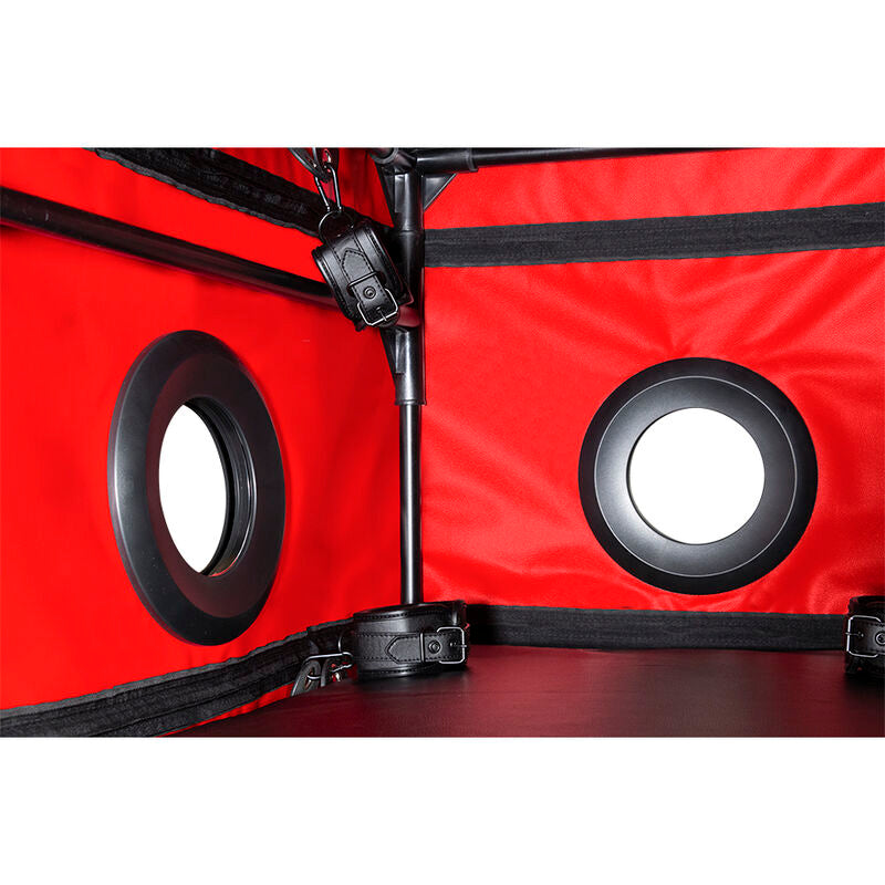 SECRET DOME - KINK CLUB LA NICHE CABINA  NEGRO & ROJO