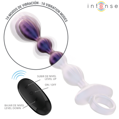 INTENSE - JACKIE PLUG ANAL VIBRADOR MODELO 1 CONTROL REMOTO