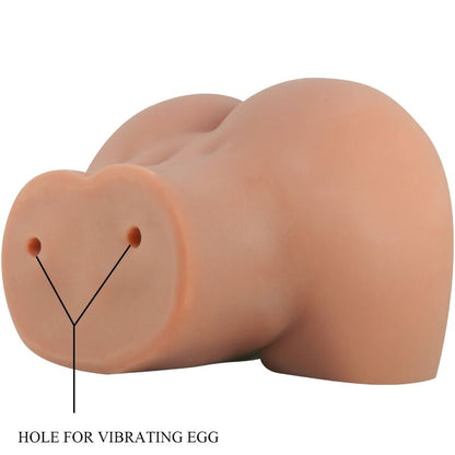 CRAZY BULL - MILA TRASERO VIBRADOR CON VAGINA Y ANO REALÍSTICO CONTROL REMOTO