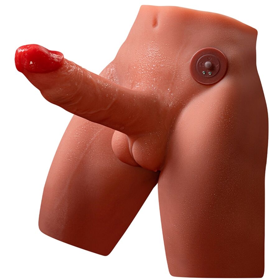 XISE - JASON MASTURBADOR DILDO REALÍSTICO CON THRUSTING Y VIBRACIÓN 17 CM