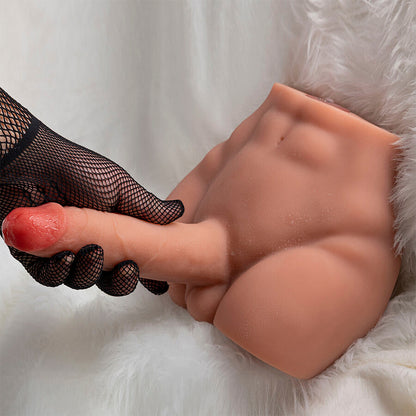 XISE - PEEL DILDO ASS MASTURBADOR DILDO REALÍSTICO POSICIÓN FRONTAL CON THRUSTING 17,5 CM