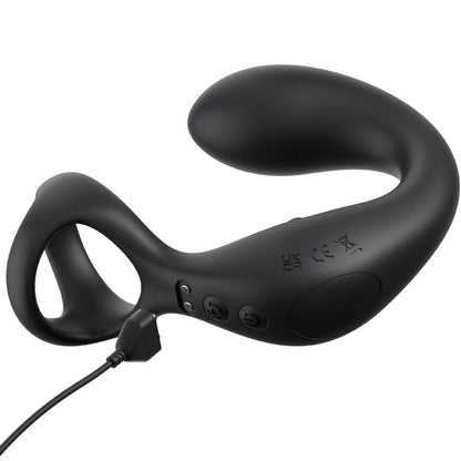 MASAJEADOR DE PRÓSTATA CON ANILLO VIBRADOR Y CONTROL REMOTO