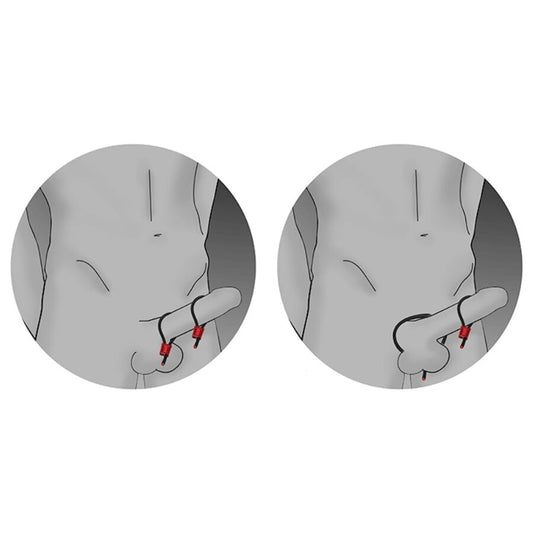 ELECTRASTIM - PRESTIGE ELECTRA LOOPS ANILLOS DE PENE AJUSTABLES NEGRO