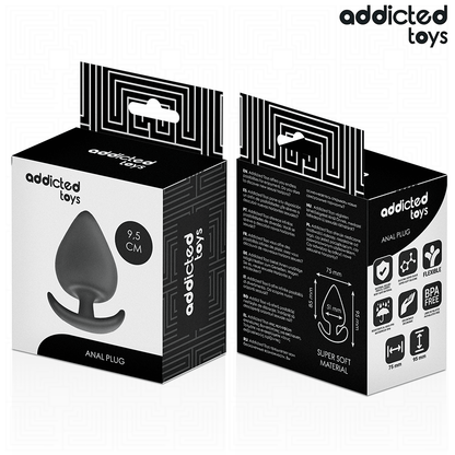ADDICTED TOYS - PLUG ANAL SILICONA TALLA XL 9.5 CM