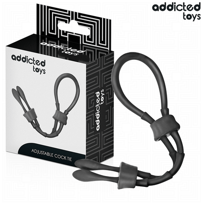 ADDICTED TOYS - CUERDA SILICONA AJUSTABLE PARA EL PENE