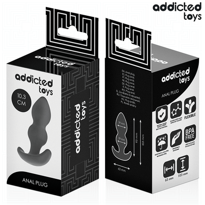 ADDICTED TOYS - PLUG ANAL SILICONA TALLA S 10,3 CM