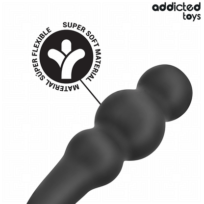 ADDICTED TOYS - PLUG ANAL CON ANILLO SILICONA MODELO 1