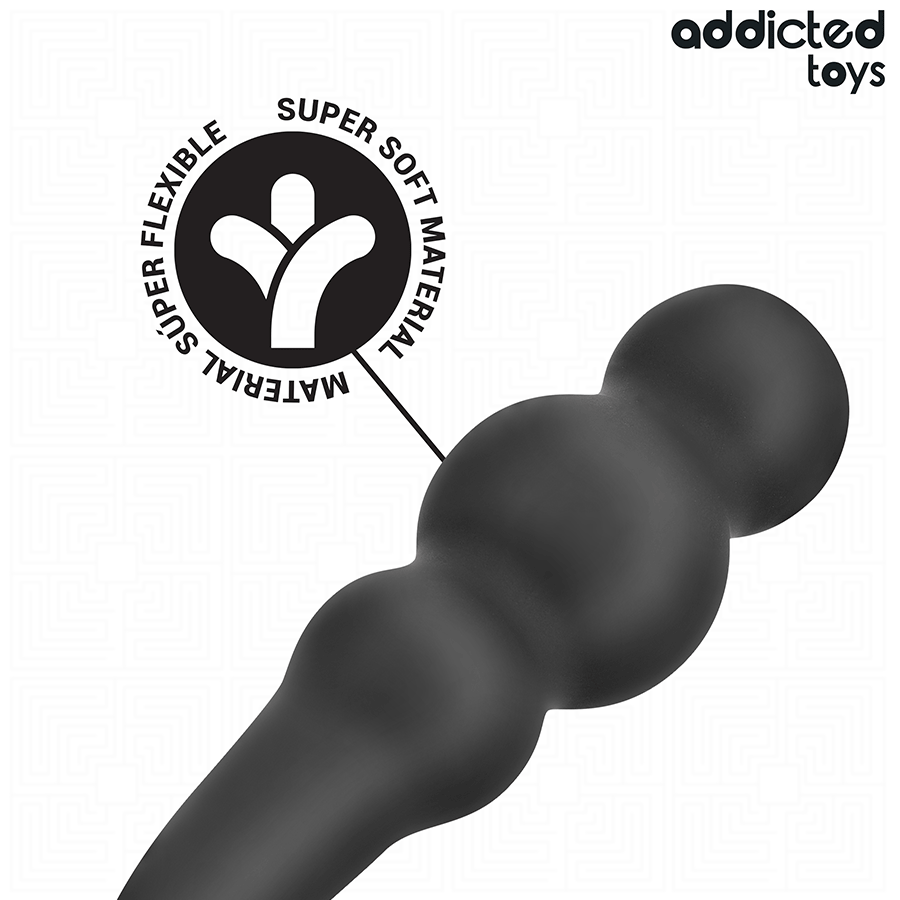 ADDICTED TOYS - PLUG ANAL CON ANILLO SILICONA MODELO 1
