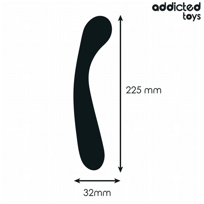 ADDICTED TOYS - MASAJEADOR ANAL DOBLE SILICONA 22,5 CM