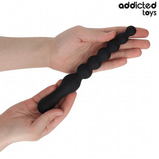 ADDICTED TOYS - MASAJEADOR ANAL DOBLE SILICONA 24 CM