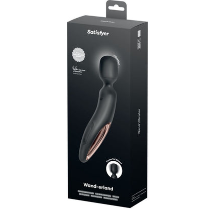 SATISFYER - WAND ERLAND MASAJEADOR VIBRADOR NEGRO