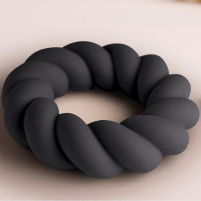 ROCKS- OFF - TWIST ANILLO MASTURBADOR SILICONA NEGRO