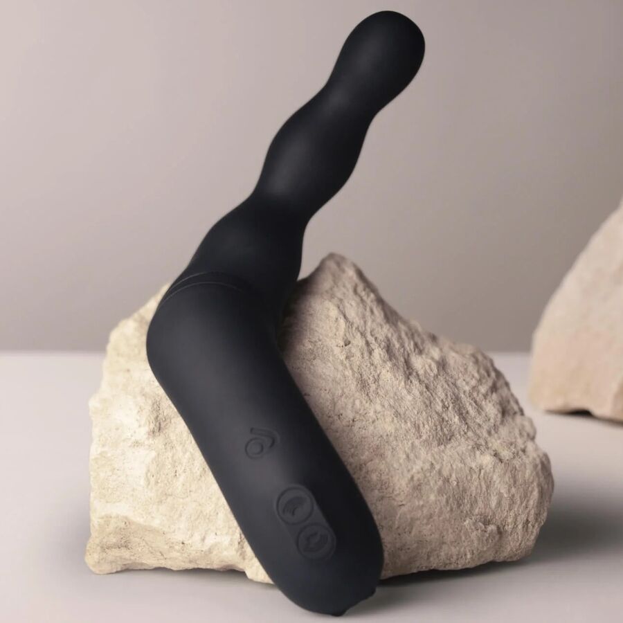 ROCKS- OFF - ADAPT VIBRADOR PROSTÁTICO Y ANAL NEGRO