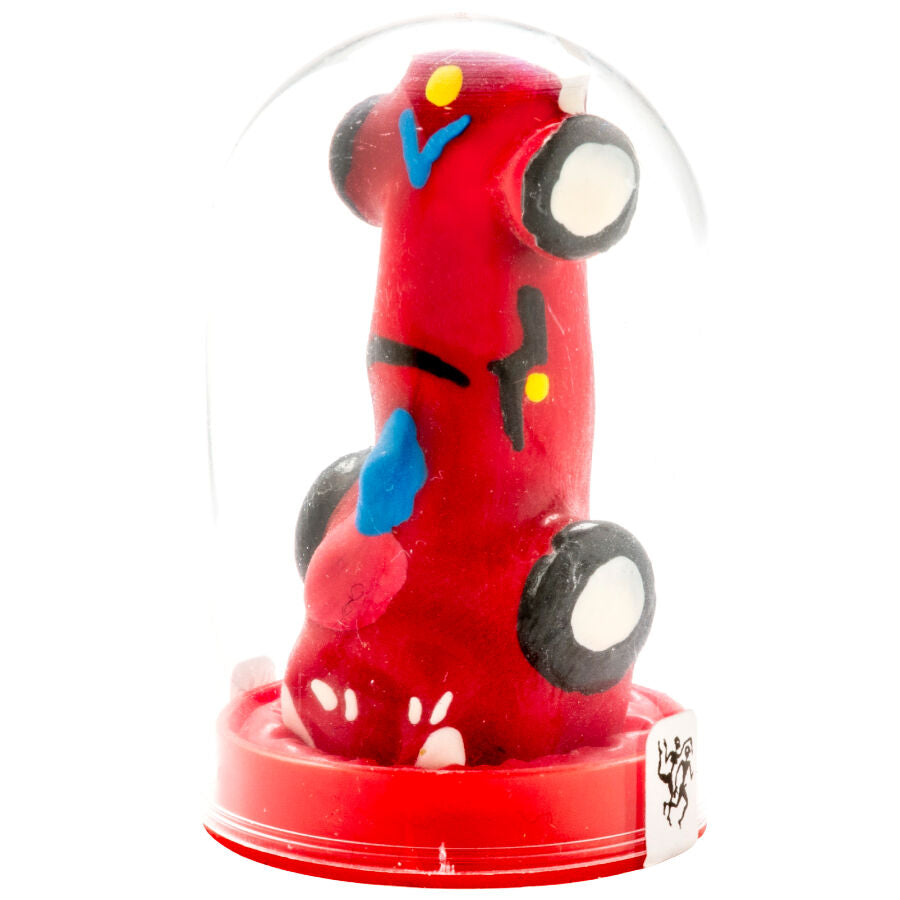 CONDOMERIE - PRESERVATIVO DECORATIVO PINTADO A MANO COCHE DE CARRERAS