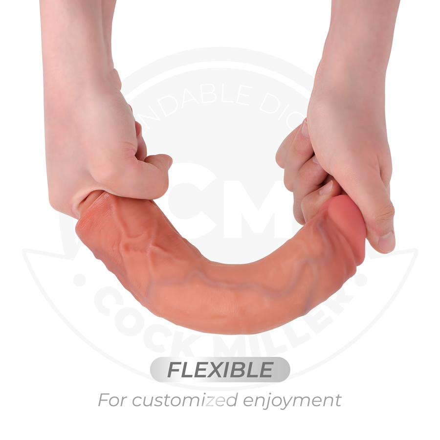 COCK MILLER - DILDO HIPERREALÍSTICO VIBRACIÓN CON CONTROL REMOTO 20,5 CM