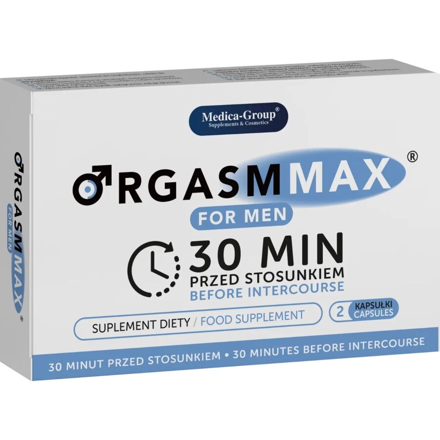 Orgasm Max For Men – Complemento Alimenticio Natural para Potenciar la Vitalidad y el Rendimiento Sexual Masculino