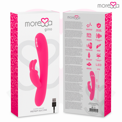 MORESSA - GINO TICKLING VAGINAL PREMIUM SILICONE RECARGABLE