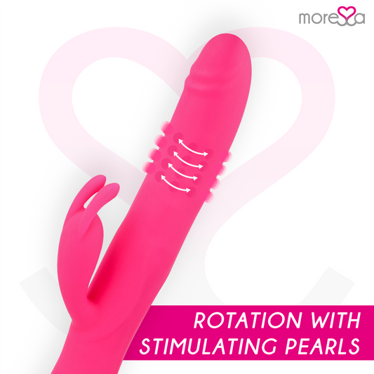 MORESSA - SOMER ROTADOR PERLADO Y POTENTE VIBRACIÓN SILICONA PREMIUM