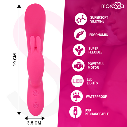 MORESSA - TELMO TICKLING CLITORIAL PREMIUM SILICONE RECARGABLE