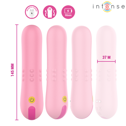 INTENSE - BARBARA VIBRADOR CON PERLAS GIRATORIAS