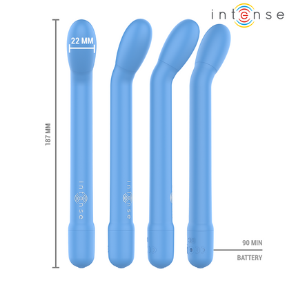 INTENSE - KARLIE ESTIMULADOR PUNTO-G RECARGABLE AZUL