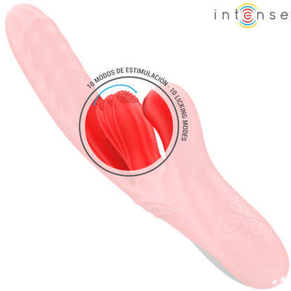 INTENSE - KAROL VIBRADOR MULTIFUNCIÓN EMPUJE &  SUCCION & ESTIMULACIÓN