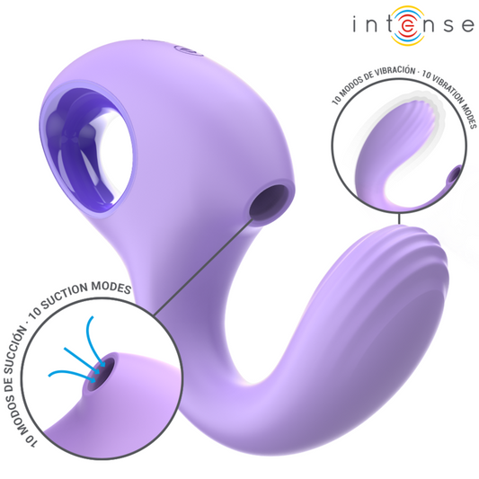 INTENSE - BAXTER VIBRADOR & ESTIMULADOR VIOLETA