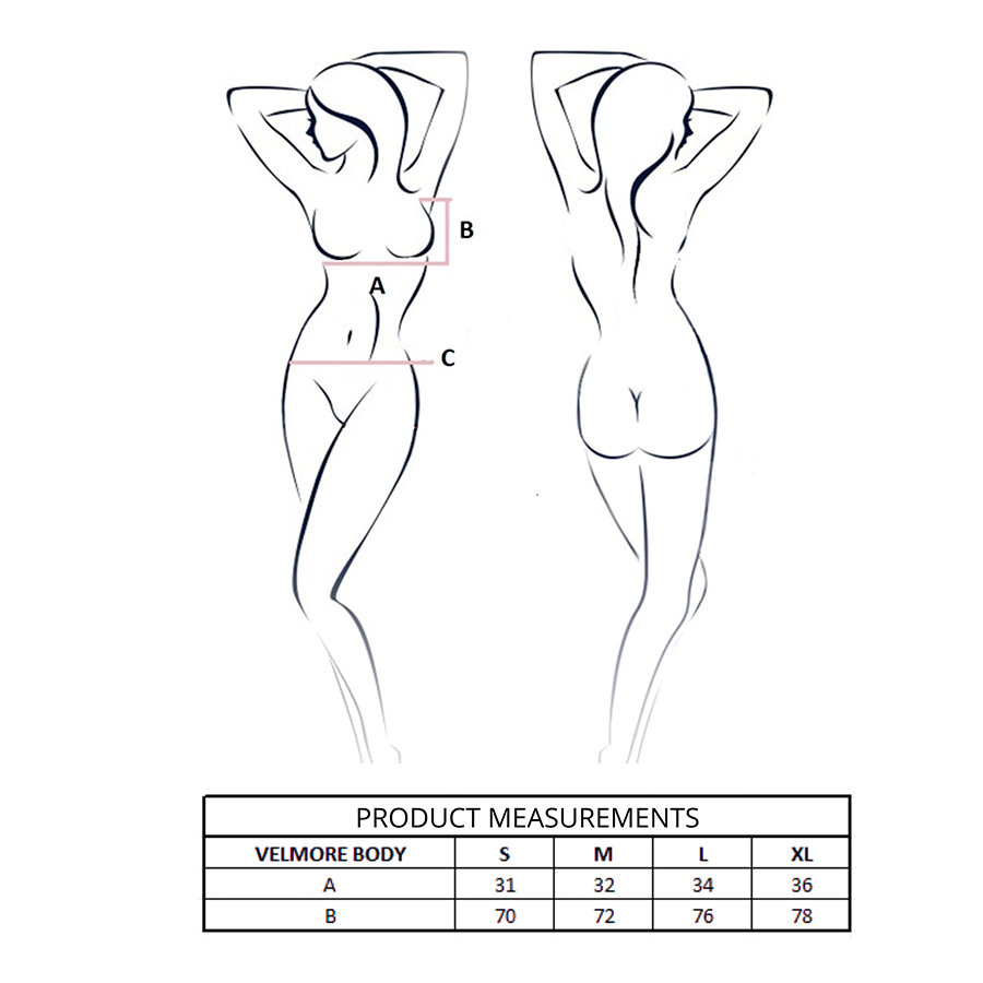 PASSION - VELMORE BODY NEGRO S/M